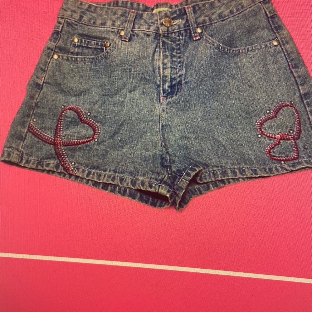 Embellished Denim Women's Shorts